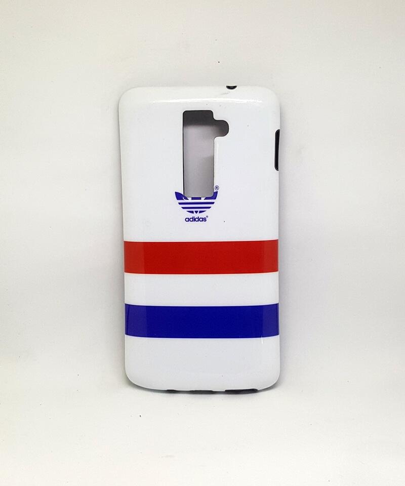 Накладка для LG G2 Adidas білий (силікон)