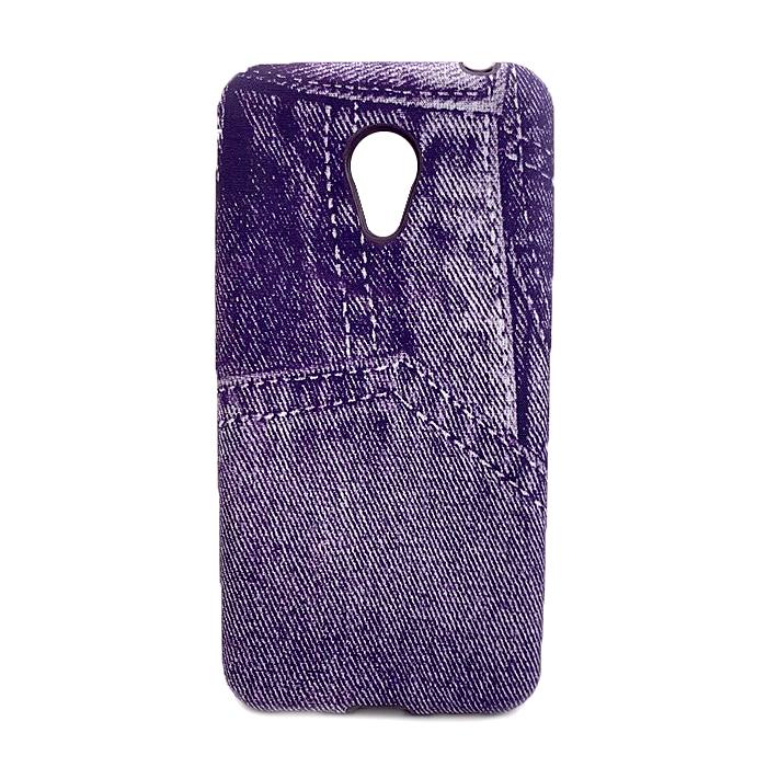 Накладка Fashion Jeans для Meizu M3/M3s фіолетова
