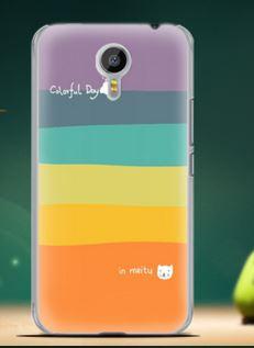 Чехол для Meizu M2 Note M571H  "Радуга" (пластик)