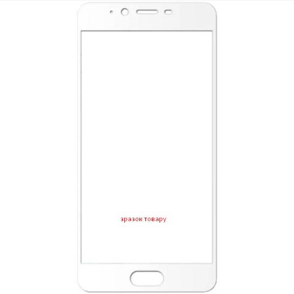 Захисне скло (NP) кольорове Meizu E2 (біле)