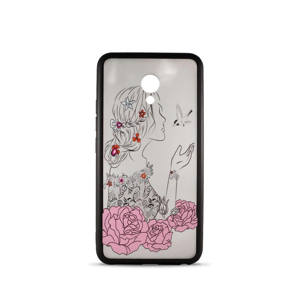 Чехол дляMeizu M5 (M611)  Rock Tatoo "Rose"