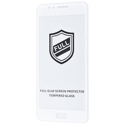Захисне скло Full Glue для Meizu M5s з білою рамкою
