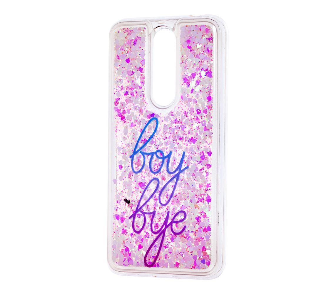 Накладка Lovely Stream для Meizu M8 (M813)  (boy bye) (переливається)