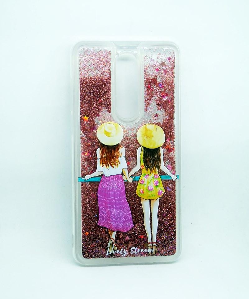 Накладка Lovely Stream для Meizu M8 Note (M822) (two girls)