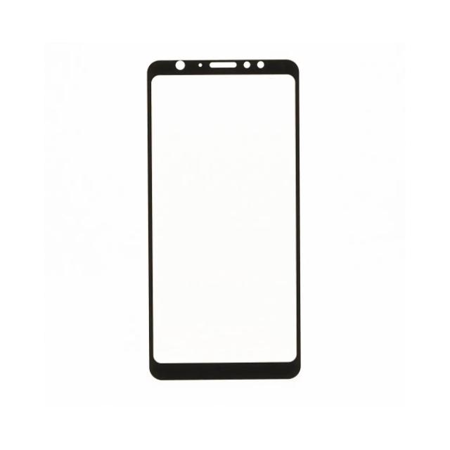 Захисне скло Full Glue для Meizu V8 Pro/M8 з чорною рамкою