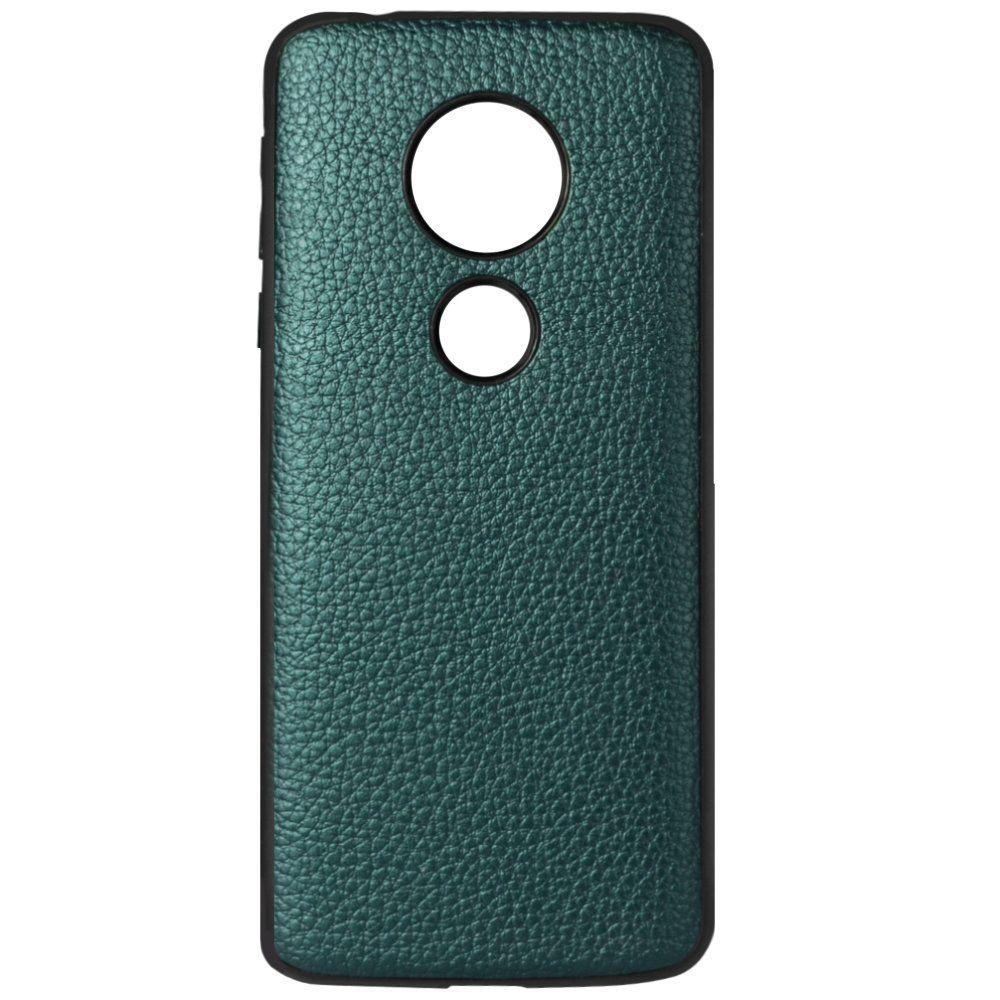 Накладка Miami Leather для Motorola G6 Play Green