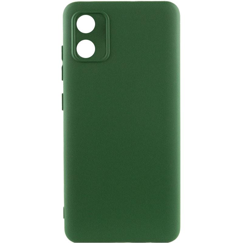 Full Silicone Case для MOTOROLA E13 4G (Dark Green)