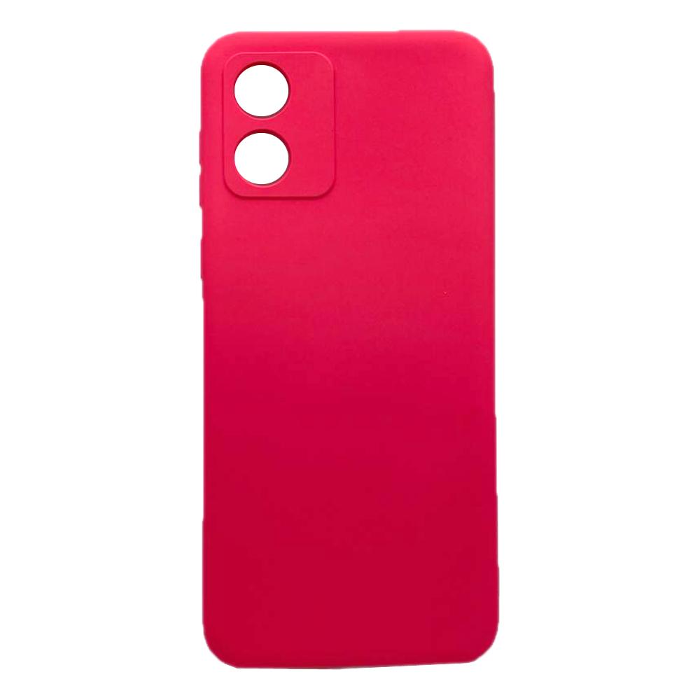 Silicone Case Full Camera для Moto E13 Hot pink