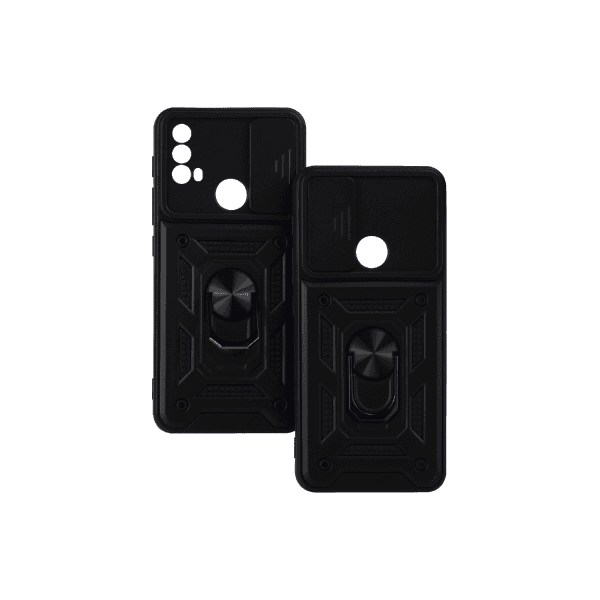 Накладка Camshield Serge Ring для Moto E20/E30/E40 Чорна