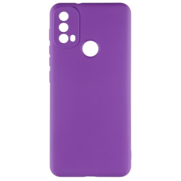 Silicone Case Full Camera no logo для Motorolla Moto E40 Purple
