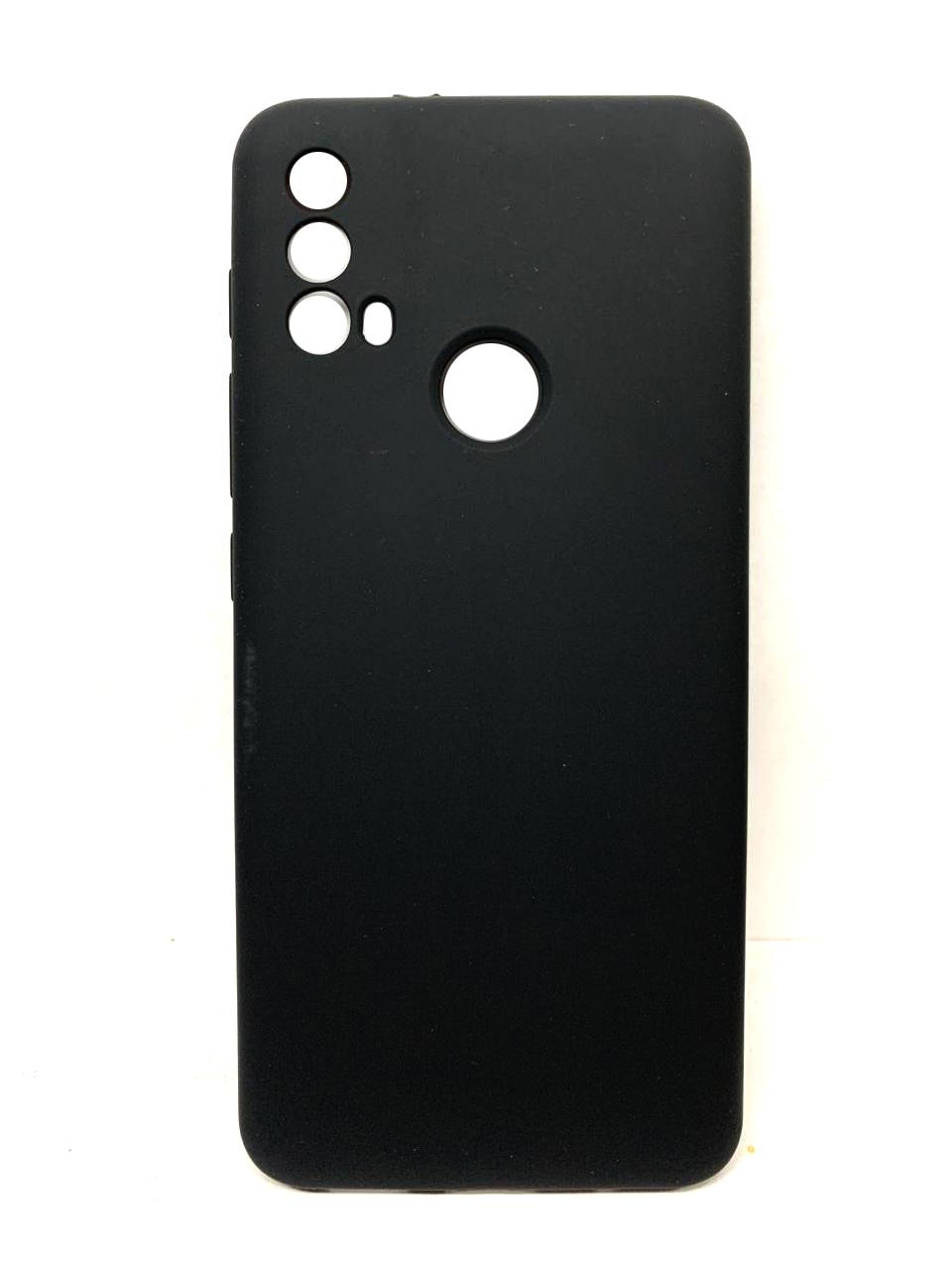Silicone Case Full Camera для Moto E20/E30/E40 Black