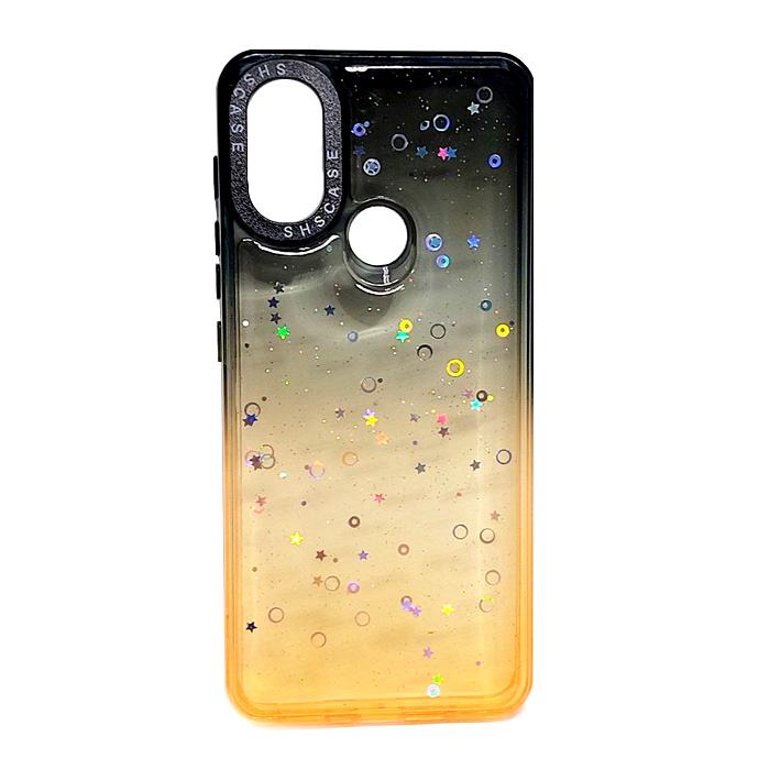 Накладка Shiny-S для Moto E40/E20/E30 Black/Orange