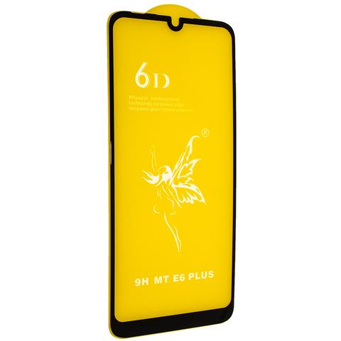 Захисне скло  для Moto E6s/E6/E6 Plus з чорною рамкою