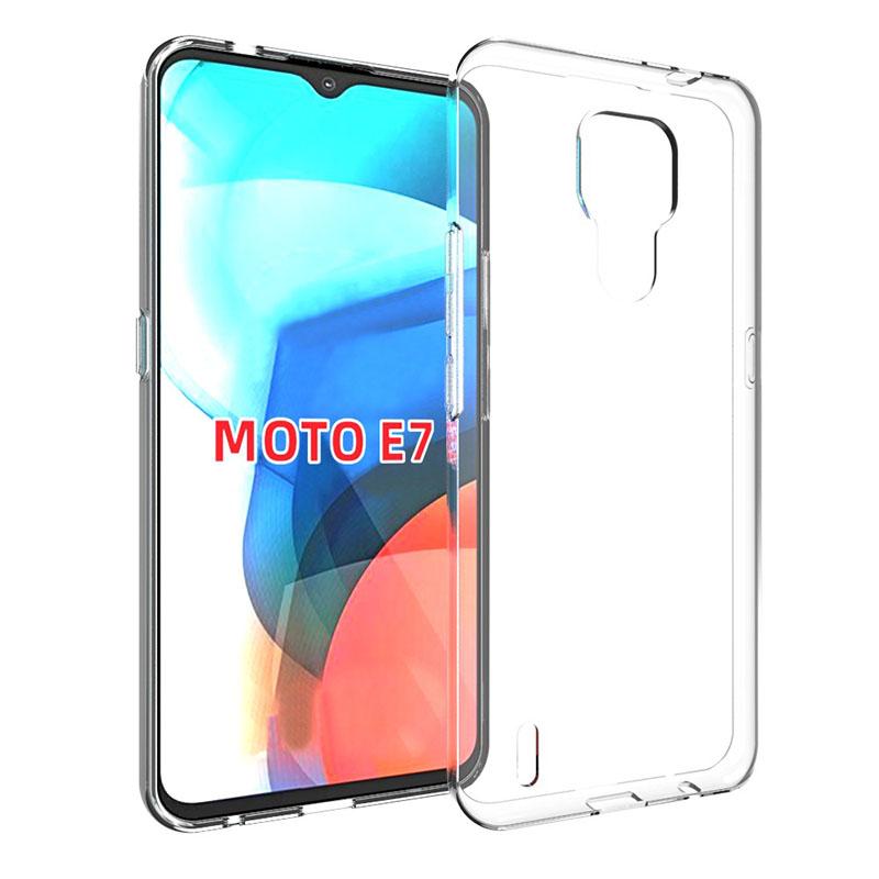 Накладка силіконова для Moto E7 (прозора)