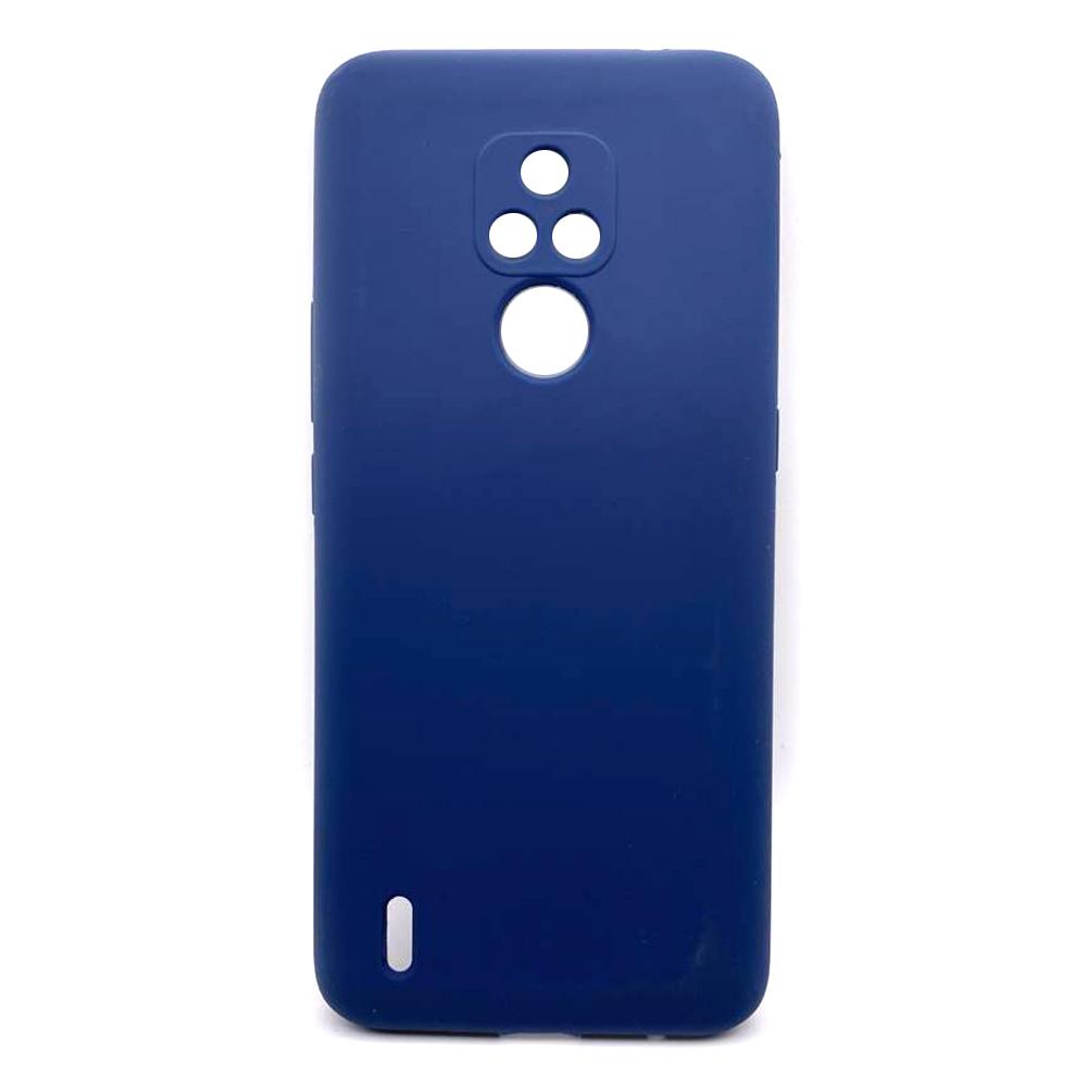 Silicone Case Full Camera для Moto E7 Blue