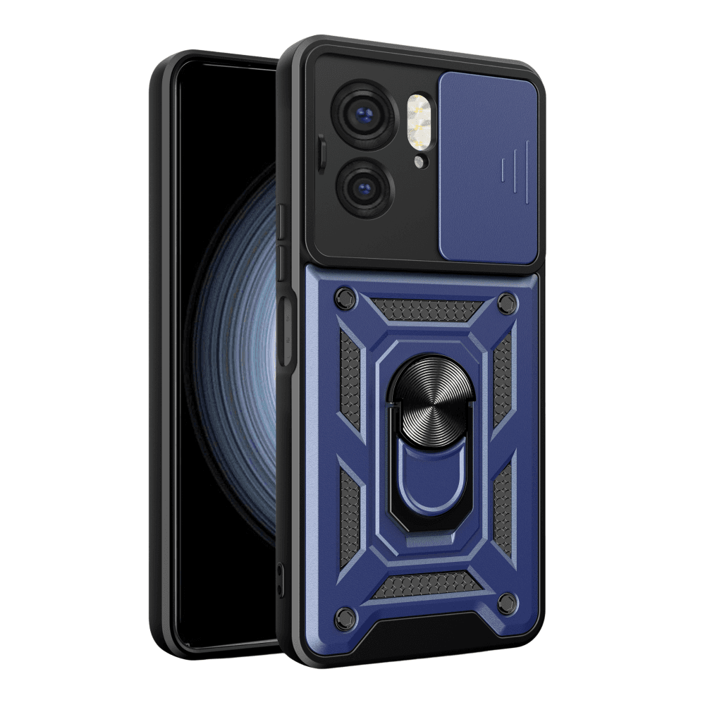 Накладка  Camshield Serge Ring для Motorola Edge 40 синя