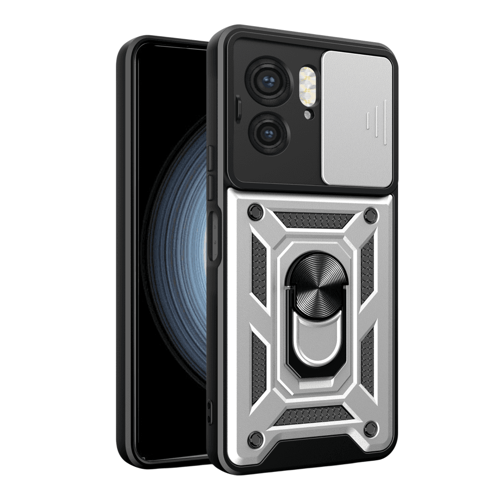 Накладка  Camshield Serge Ring для Motorola Edge 40 срібна