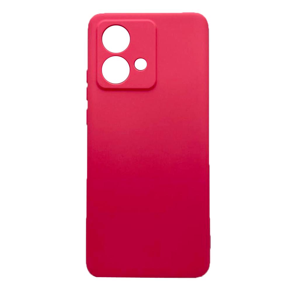 Silicone Case Full Camera для Moto G72 Hot pink