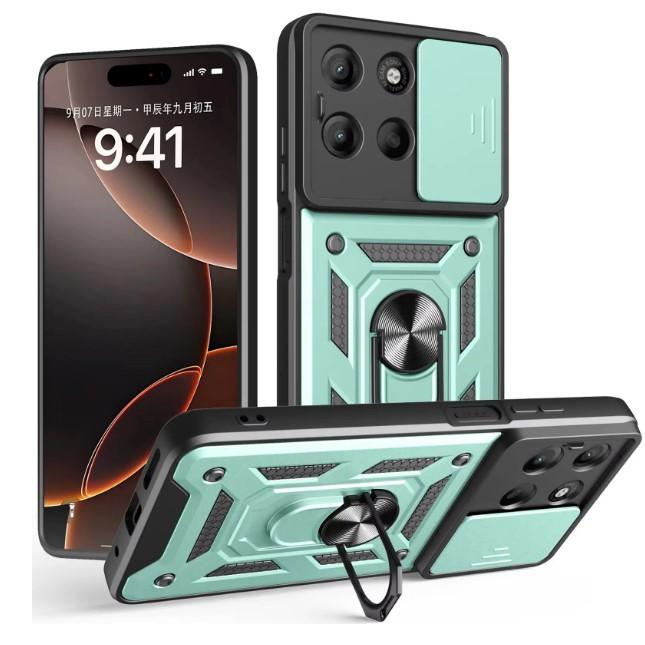Накладка  Camshield Serge Ring для Moto Edge 60 / 60 Fusion  Зелена