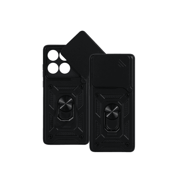 Чохол Camshield Serge Ring для Moto Edge 60 Fusion  чорна