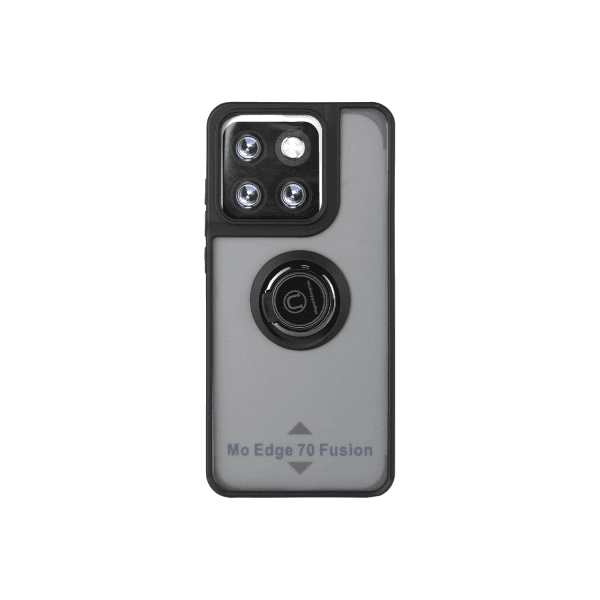 Накладка Totu Gingle Ring для Moto Edge 70 Fusion / Moto Edge 70 Fusion Plus чорна