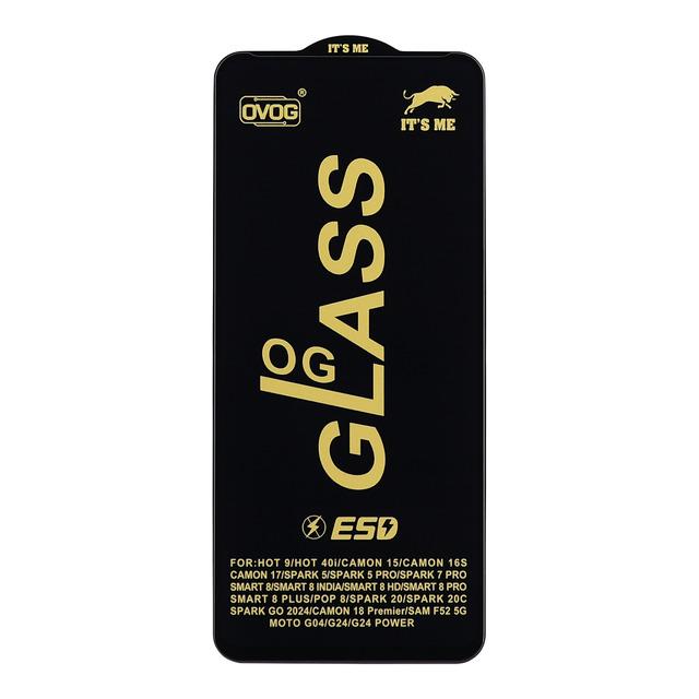 Захисне скло OG Glass для Moto G04/G24/G24 Power/Hot 40i/Spark 5 Pro/Smart 8/Smart 8 Plus/Spark 20C/Spark GO 2024