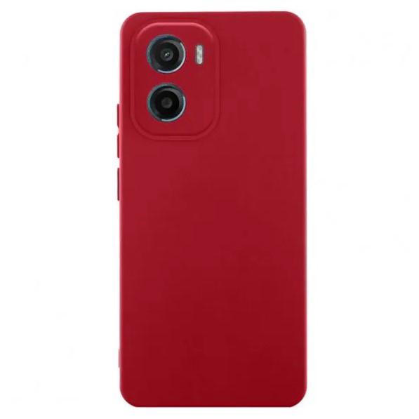 Silicone Case Full Camera для Moto G06 Rose red