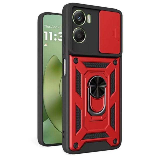 Накладка  Camshield Serge Ring для Moto G06 / G06 Power  Червона