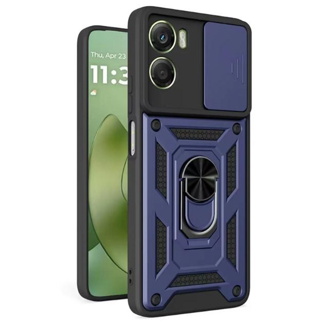 Накладка  Camshield Serge Ring для Moto G06 / G06 Power  Синя