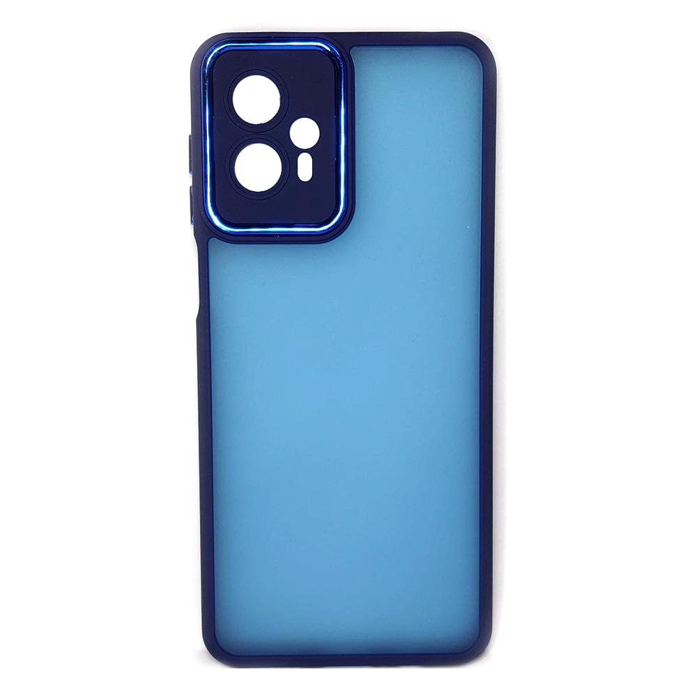Накладка Luxury Metal Lens для MOTOROLA G13/G23 (Синій)