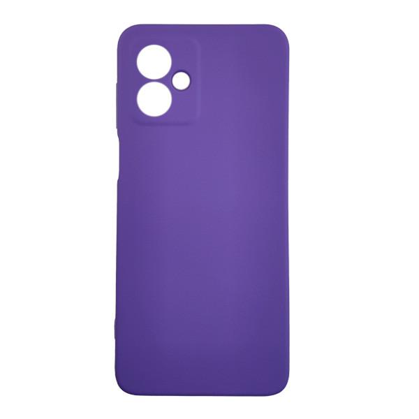 Silicone Case Full Camera для Moto G14 Dark purple