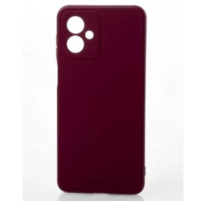 Silicone Case Full Camera для Moto G14 Marsala