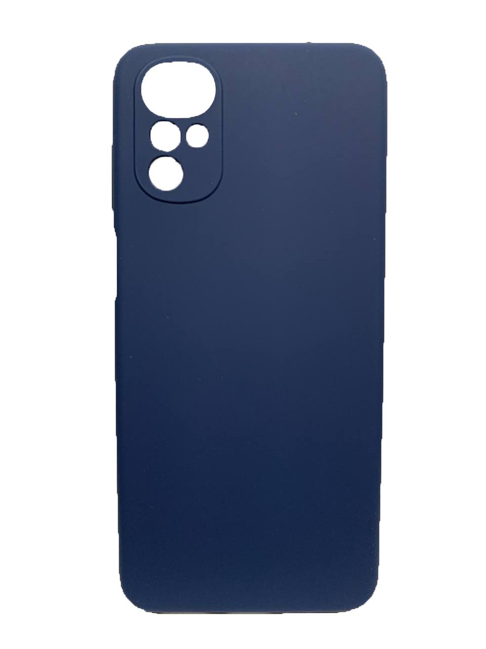 Silicone Case Full Camera для Moto G22 Dark Blue