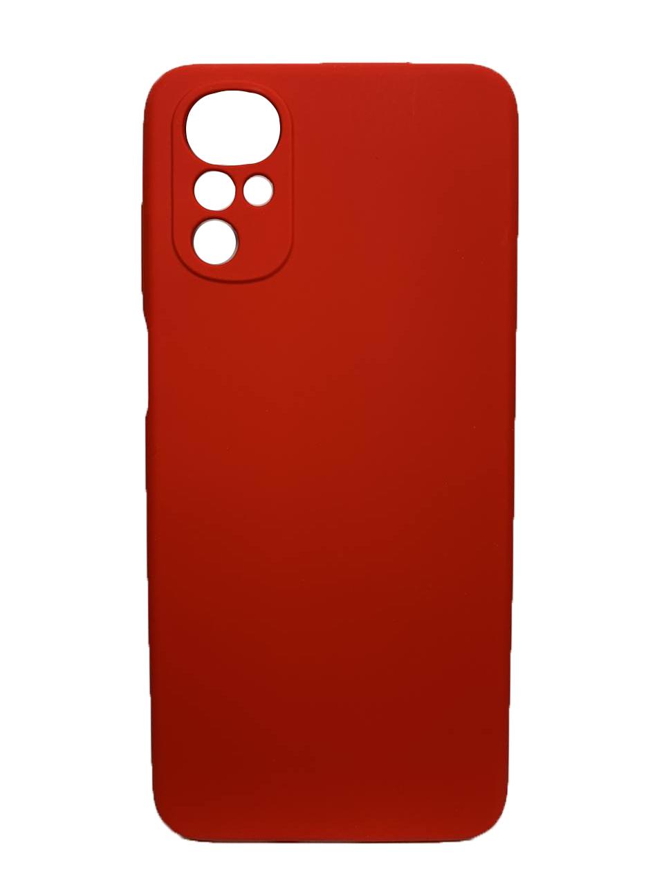 Silicone Case Full Camera для Moto G22 Red