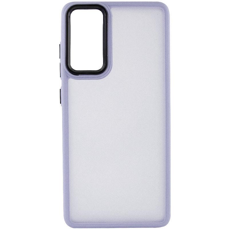 Накладка TPU+PC Lyon Frosted для Moto G22 (Lavander grey)