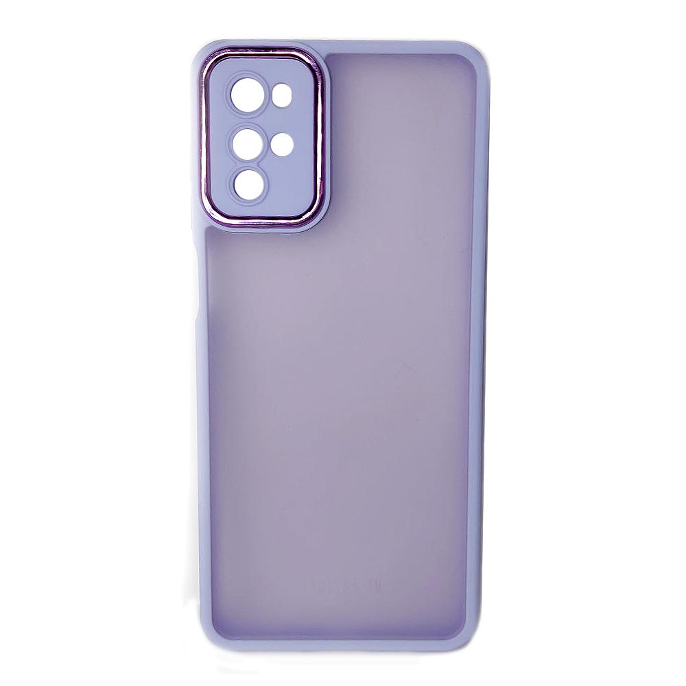 Накладка Luxury Metal Lens для MOTOROLA G22 (Бузковий)