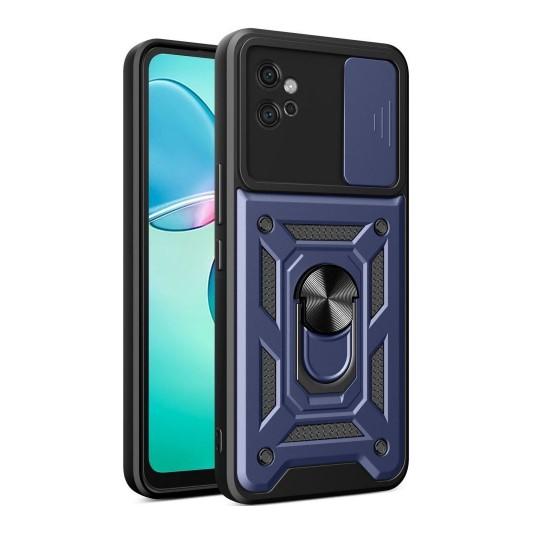 Накладка  Camshield Serge Ring для Moto G32 Синій