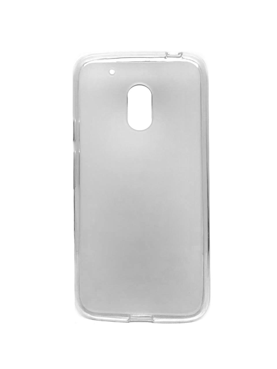 Накладка для Motorola G4 Play  прозорий силікон