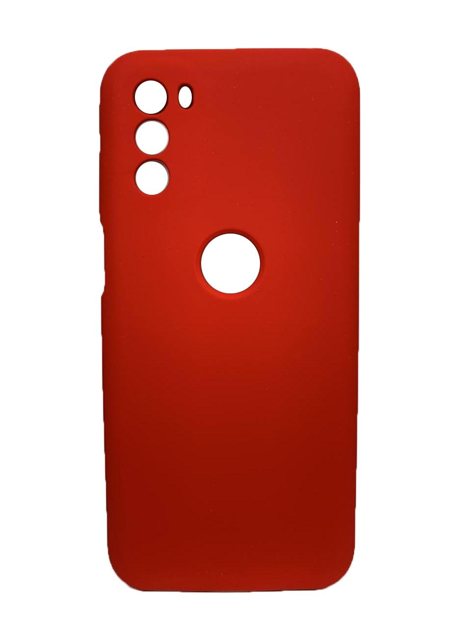 Silicone Case Full Camera для Moto G41 Red