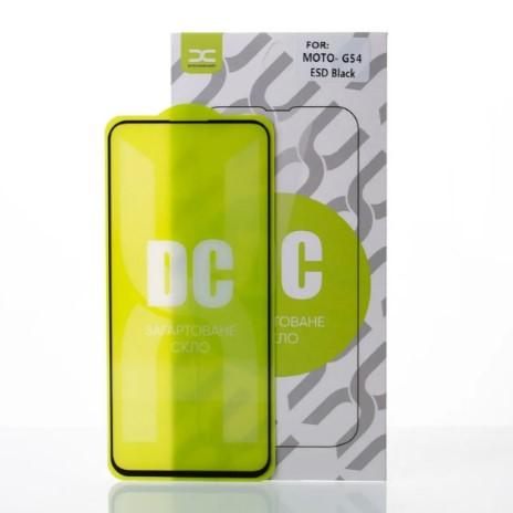 Захисне скло DC для Motorola Moto G54 (чорний)