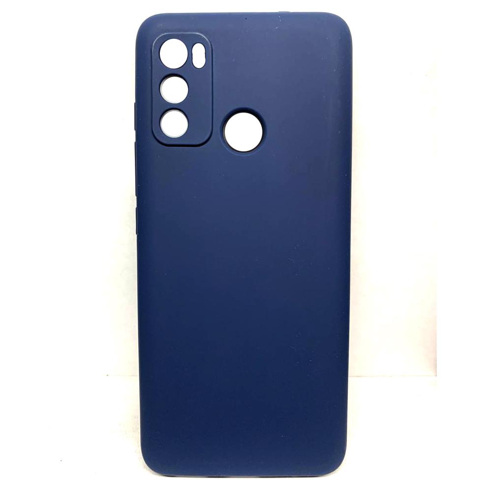 Silicone Case Full Camera для Moto G60 Dark Blue