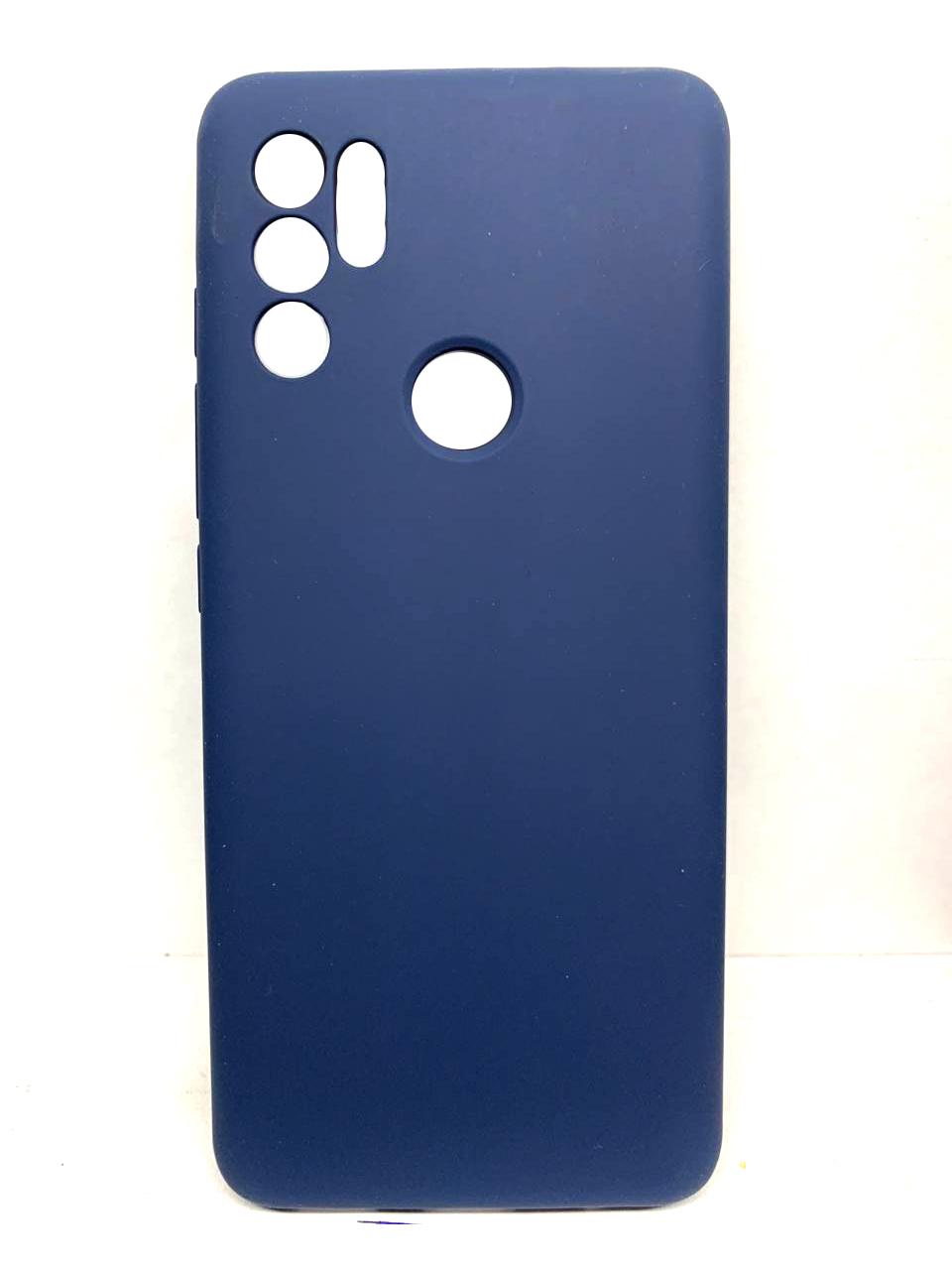 Silicone Case Full Camera для Moto G60s Dark blue