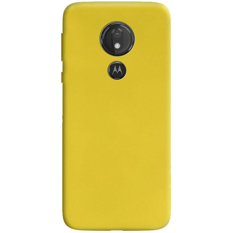 Накладка Candy для Moto G7 Play жовта