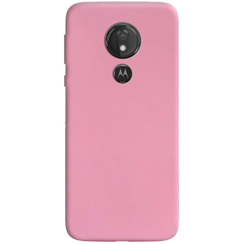 Накладка Candy для Moto G7 Play рожева