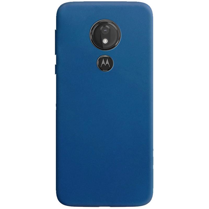 Накладка Candy для Moto G7 Power синя