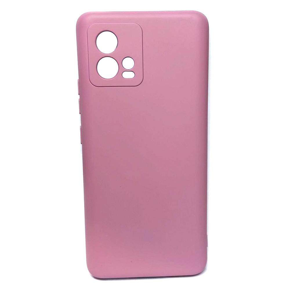Silicone Case Full Camera для Moto G72 Lilac pride