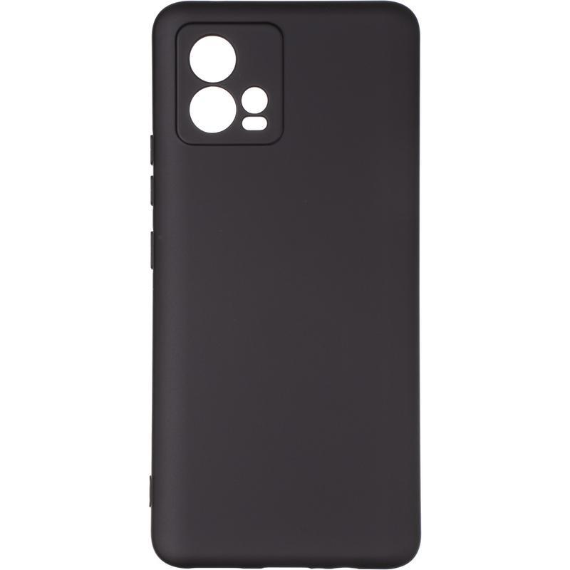 Silicone Case Full Camera для Moto G72 Black