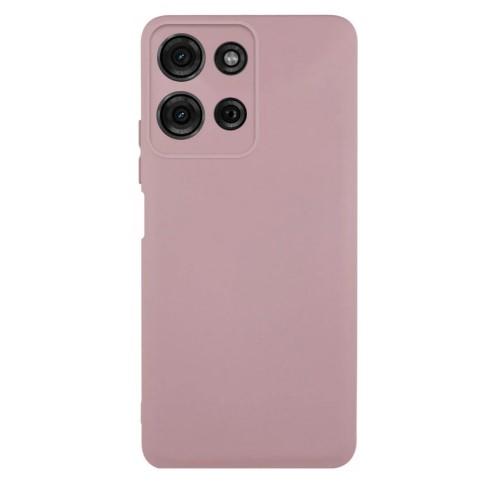 Silicone Case Full Camera для Moto G75 Pink sand