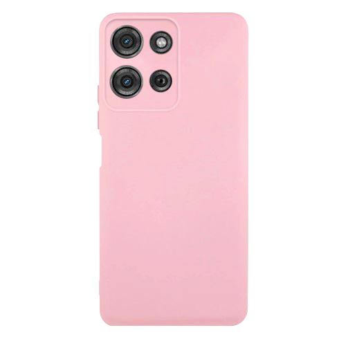 Silicone Case Full Camera для Moto G75 Light pink