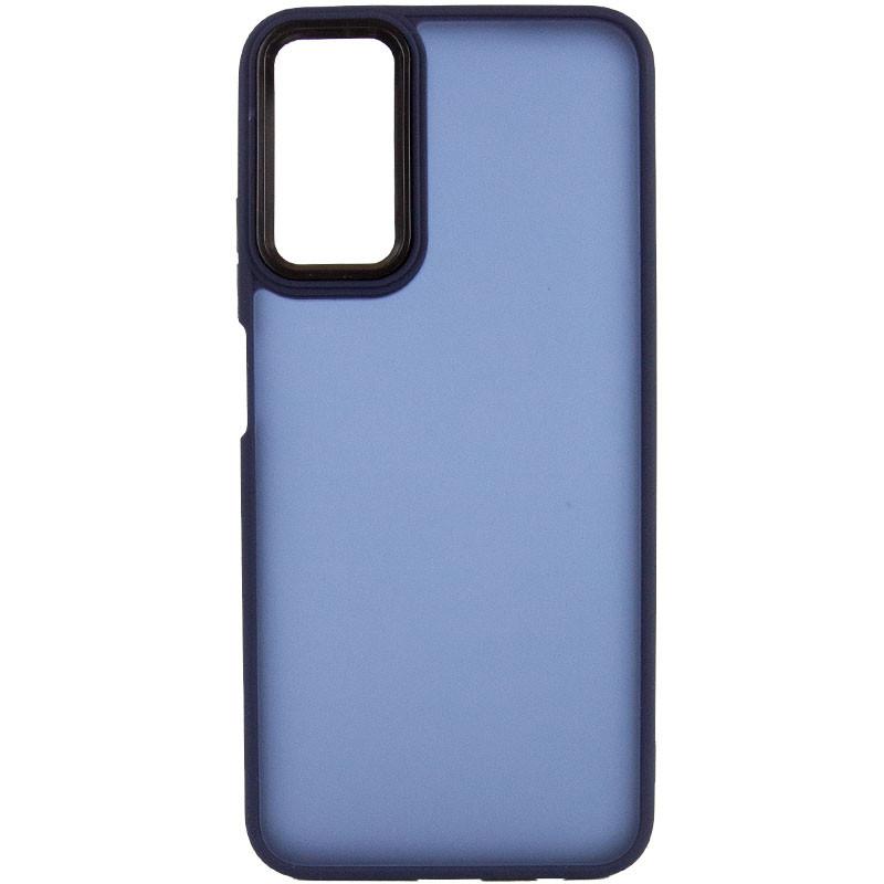 Накладка TPU+PC Lyon Frosted для Moto G84 (Navy blue)